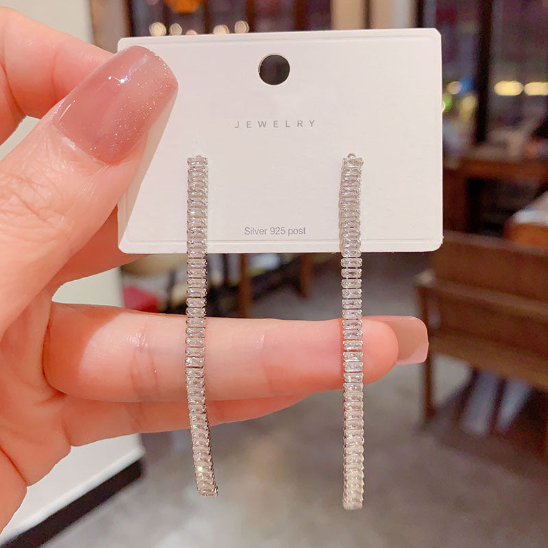 チェーンピアス K18 ピアス ロングアメリカンピアス アクセサリー014