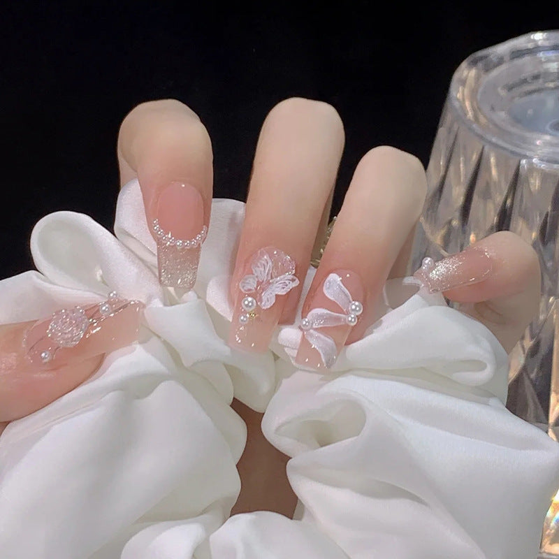 ネイルチップ ミディアム オーバル 人気 3d マグネット デザイン ファッション 1054