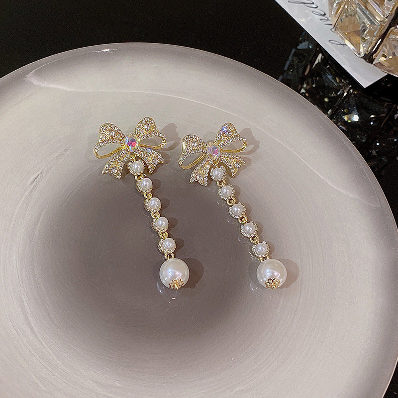 チェーンピアス K18 ピアス ロングアメリカンピアス アクセサリ2804