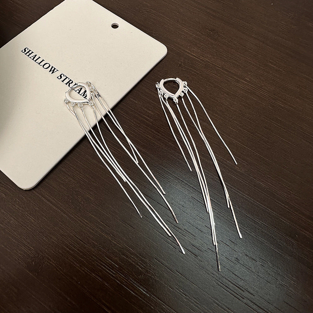 チェーンピアス K18 ピアス ロングアメリカンピアス アクセサリー0150