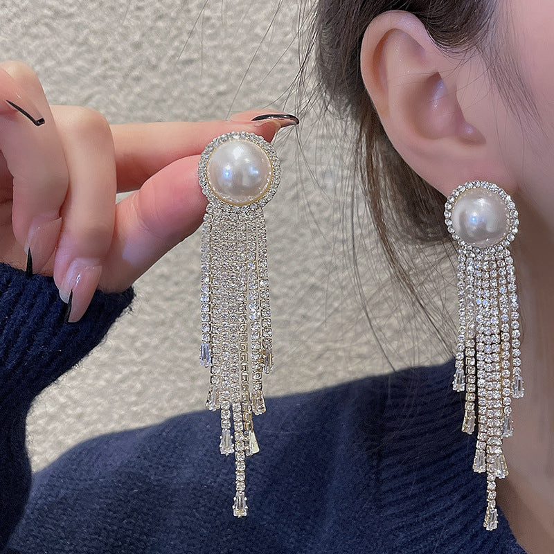 チェーンピアス K18 ピアス ロングアメリカンピアス アクセサリー625金